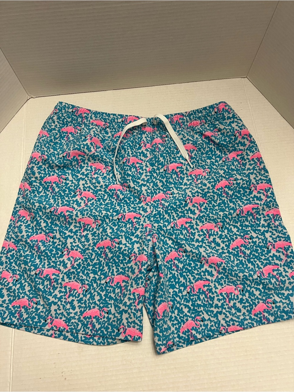 Chubbies Youth XL Swim Shorts Trunks Pink Flamingo